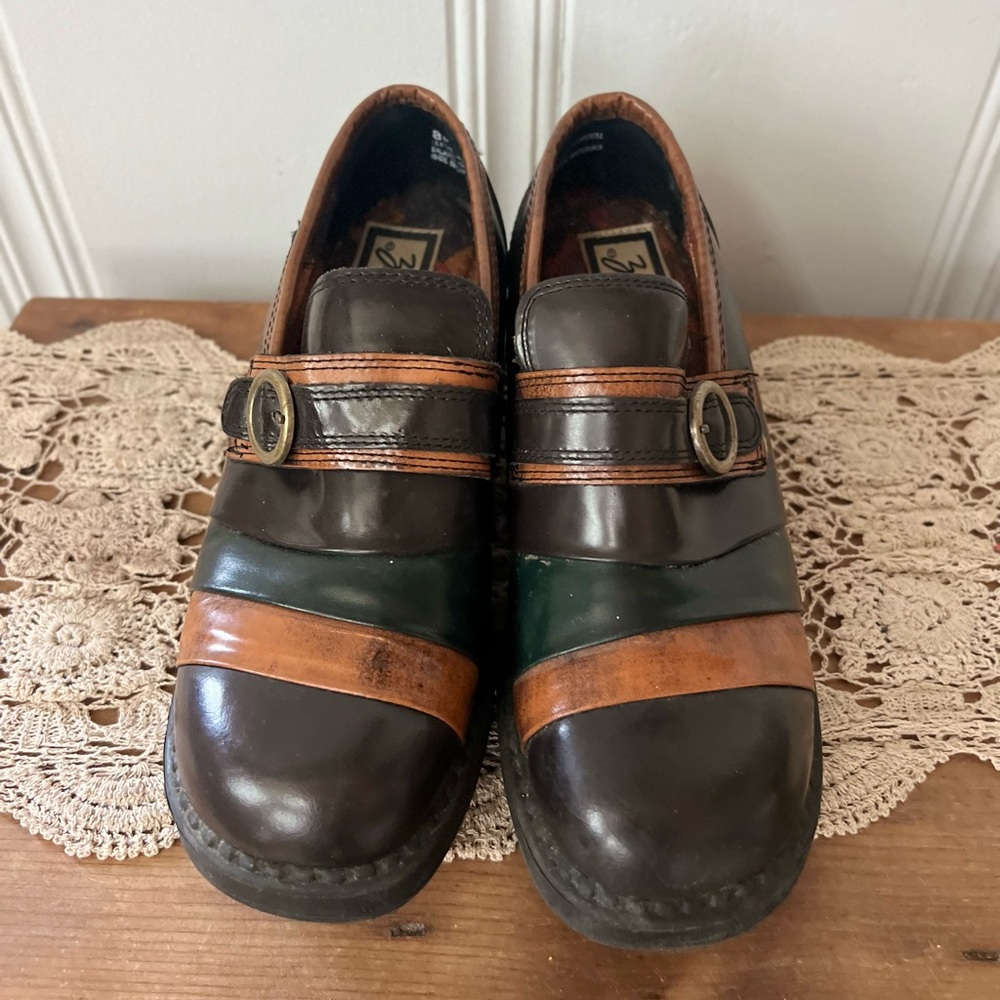 Vintage Zodiac Dark Academia Clunky Platform Loafers - Picture 5 of 8